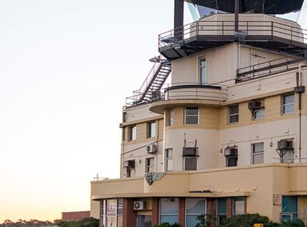 Image of the control tower at Parafield Airport